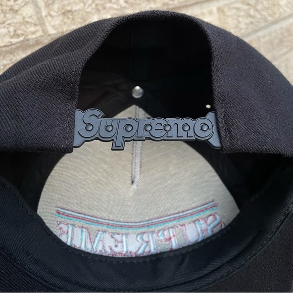 FW16 Supreme Stripes 5 Panel Snapback Hat - Picture 3 of 6